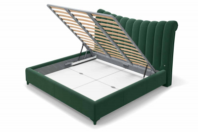 Спальное место 200х200, с подъемным механизмом, ткань Инфинити Dusty Green