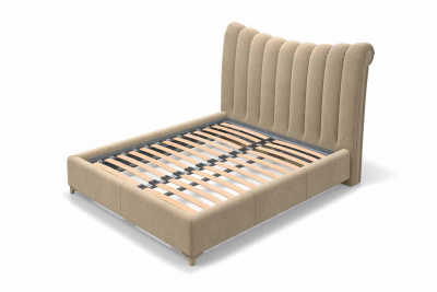 Спальное место 160х200, без подъемного механизма, ткань Империя (Scratch resistance) Cream