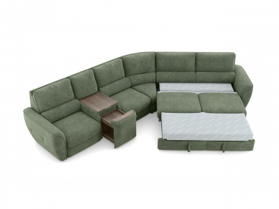 Диван-кровать, набор 150, ткань Bubble Mint