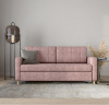 Диван-кровать, ширина 160 см, ткань Palermo Ash Rose