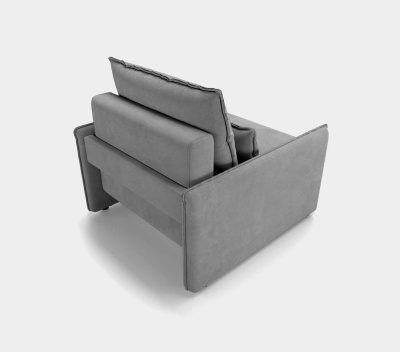 Кресло-кровать, ширина 80 см, ткань Crown Grey