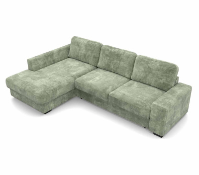 Угловой диван-конструктор, набор 31, оттоманка слева, ткань Mirage Olive