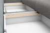 Диван-кровать, угловой набор, ткань Релакс Silver