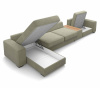 Угловой диван-кровать, ткань Forma Olive